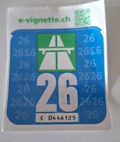 Autobahnvignette 2026