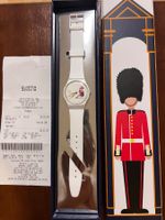 SWATCH How Majestic Jubiläumsuhr weiss in Spezialverpackung