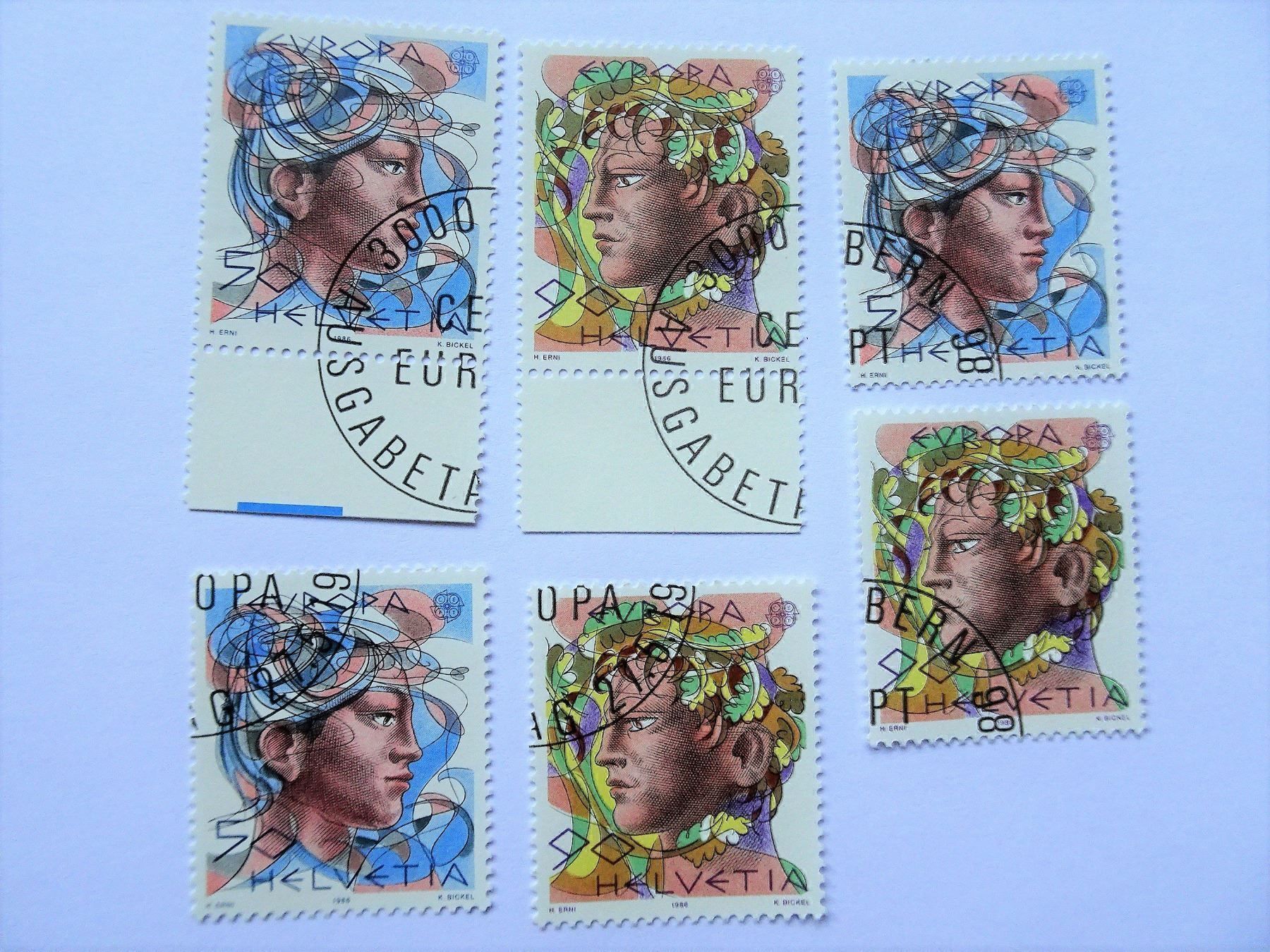 Tous les timbres: 1986 – Neuf (Voir description) à Aadorf par Chnorli-Furz