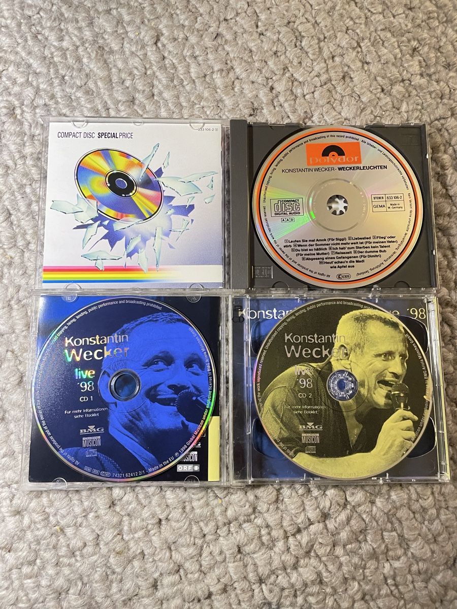 CDs: 2x Konstantin Wecker – Gebraucht aus Reinach AG von trigger7811 1