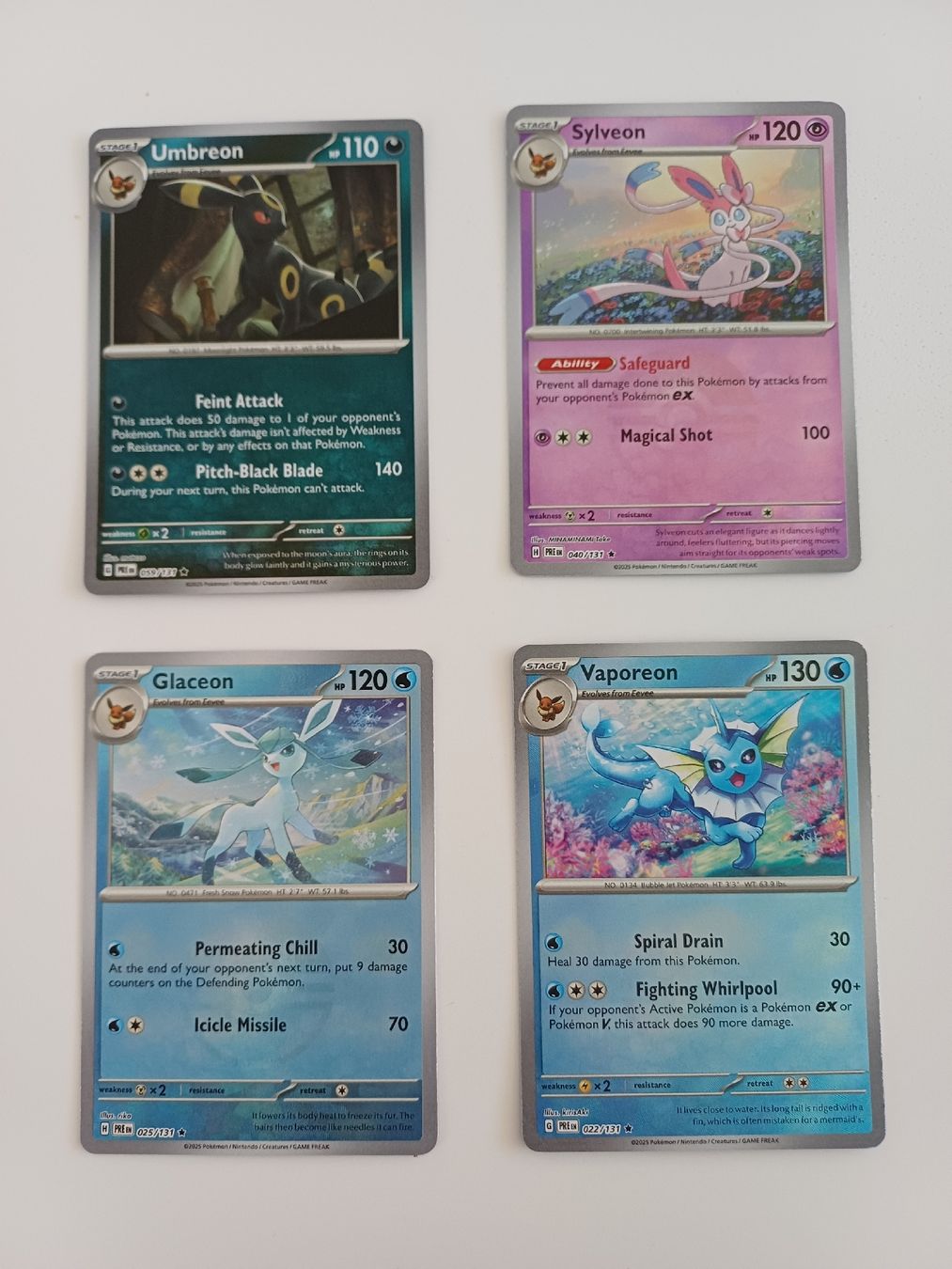 Pokémon Carte collezionabili: 5 Eeveelutions Pokeball Prismatic Evolutions – Nuovo (secondo la descrizione) da Wohlen AG venduto da LXFreshK_