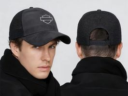 Casquette Logo Harley Davidson Noir J197