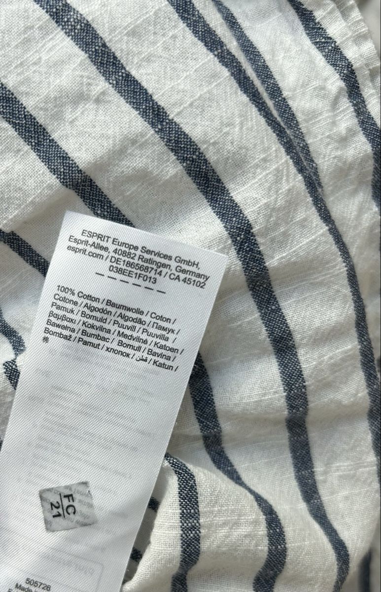 Esprit Camicette: Esprit Sommerbluse, gestreift, Grösse 32, Top Zustand – Nuovo (secondo la descrizione) da Luzern venduto da mhbob 2