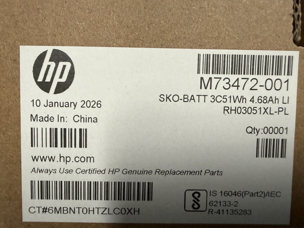 Hewlett Packard Batterie: HP Originalakku M73472-001 – Nuovo e nell'imballaggio originale da Nürensdorf venduto da Stardust9