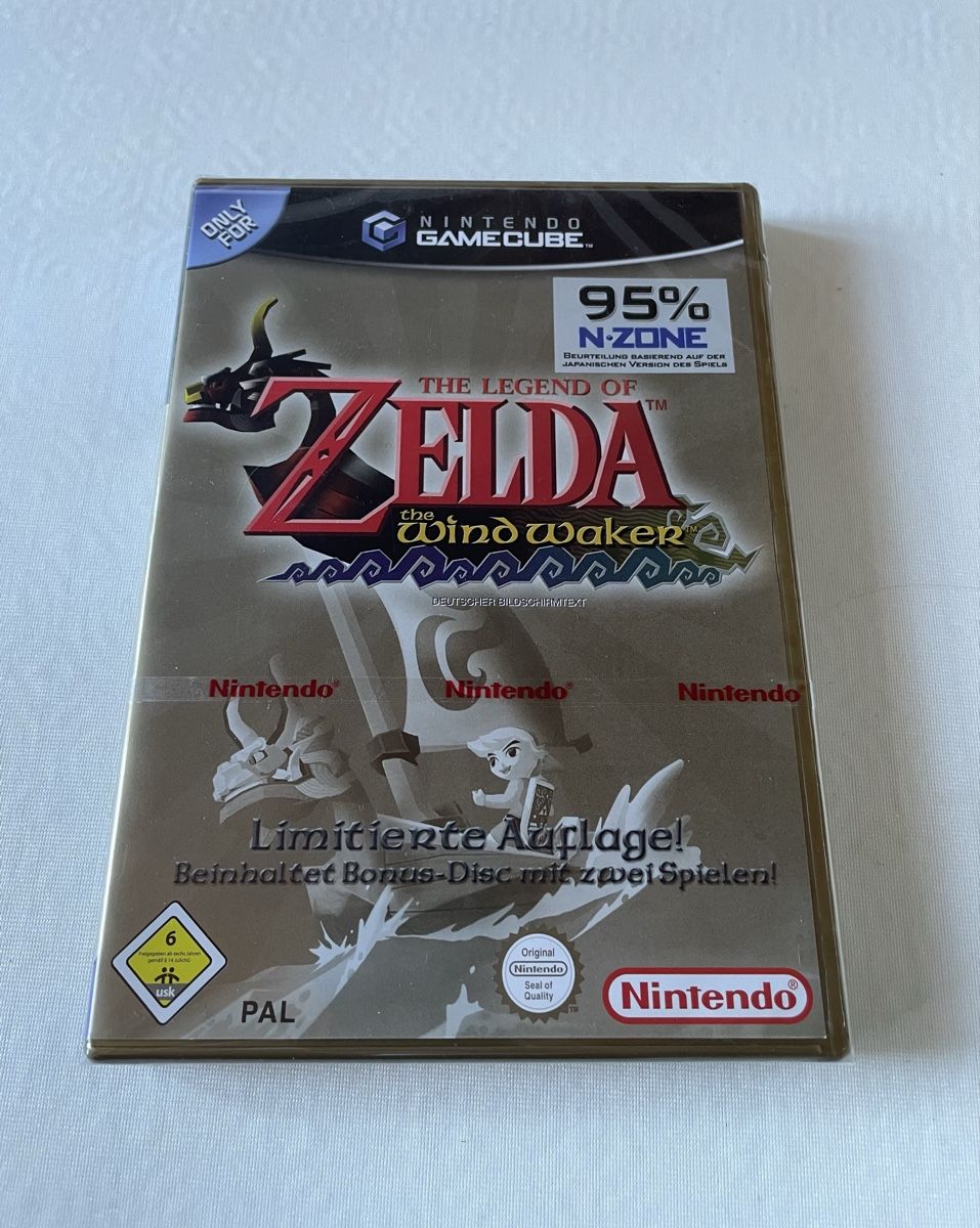 Nintendo Spiele: GameCube Zelda Wind Waker Limited Edition SEALED – Neu und originalverpackt aus Luzern von OlpeStyle