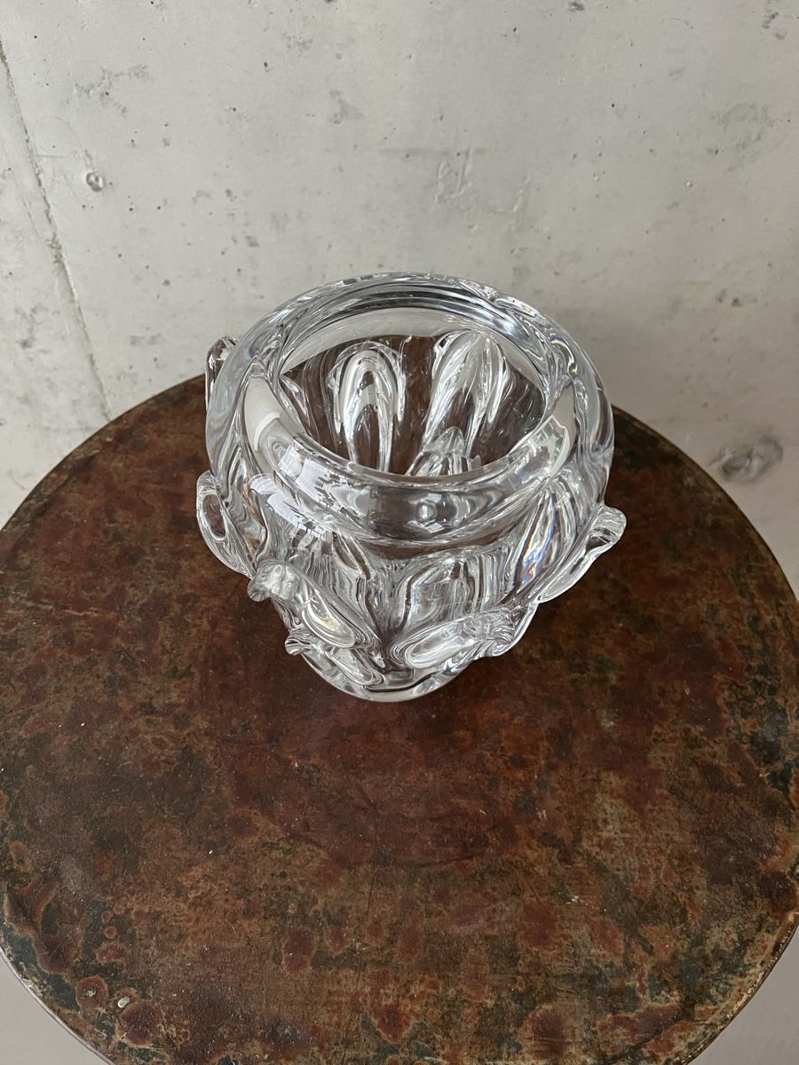Vasi & Recipienti: Antike, spezielle massive Kristallglas Vase – Usato da Wabern venduto da La-Vitrine 8