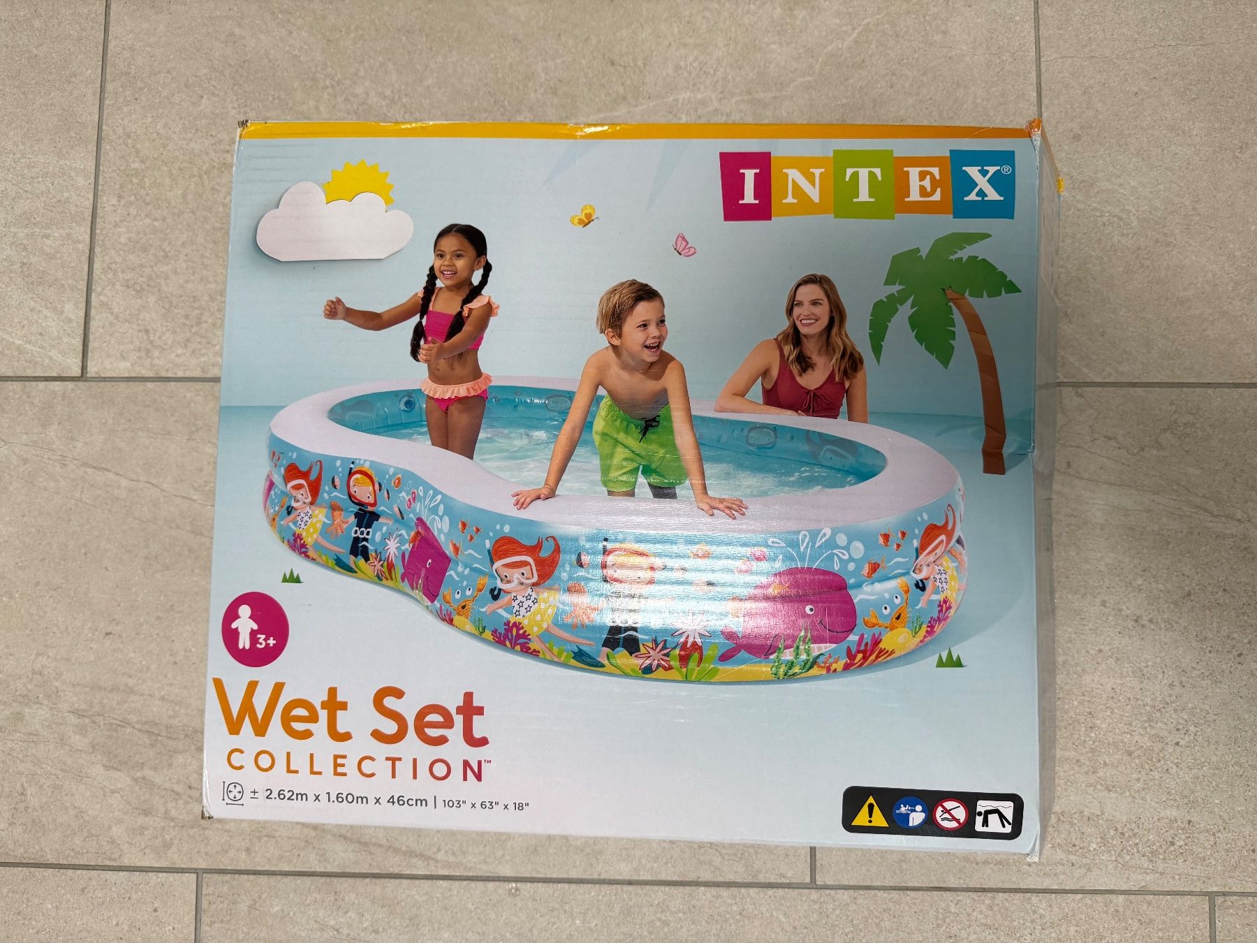 Intex Piscine: Intex Pool "Paradise" - 2.62m x 1.6m x 0.46m – Usato da Neerach venduto da ne11a