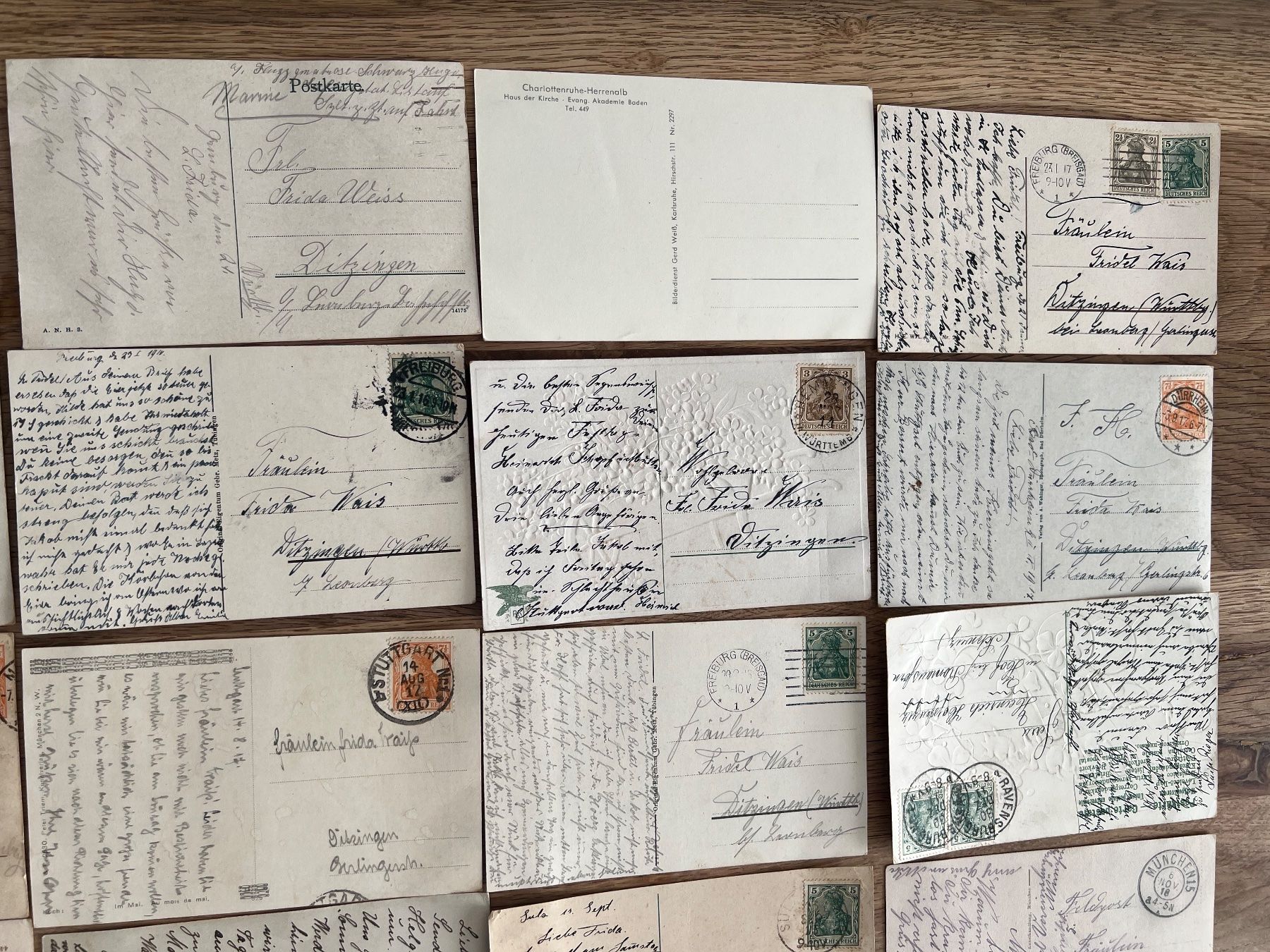 Cartoline postali: Sammlung Ansichtskarten Deutsches Reich – Usato da Hermetschwil-Staffeln venduto da militaria-schweiz 9
