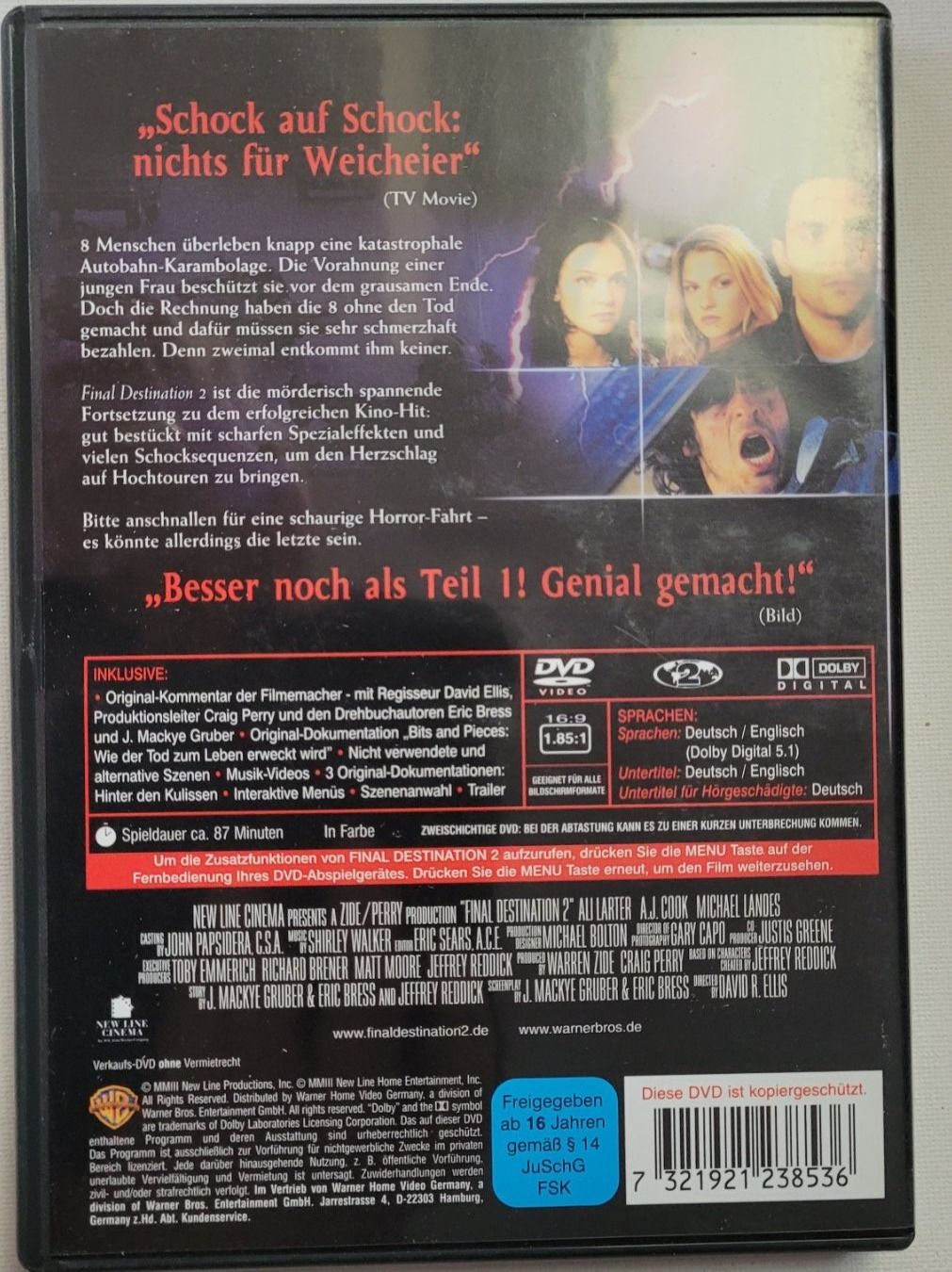 Tous les DVDs: FINAL DESTINATION 1 - 3 – D'occasion à Neftenbach par Mador6 3
