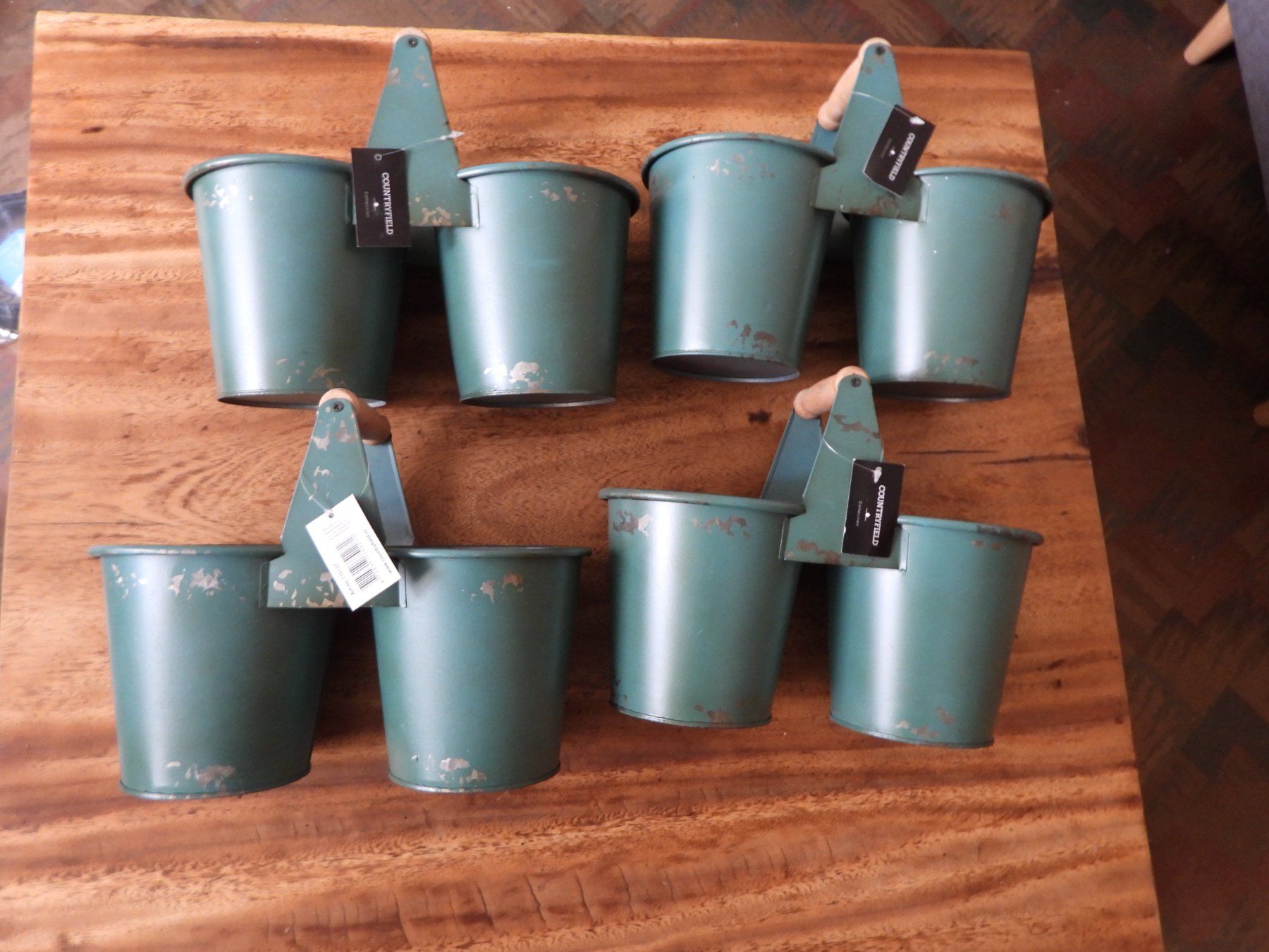 Pots de fleurs: Kleine Deko Töpfe aus Blech 4st – Neuf (Voir description) à Tavannes par jimananas 3