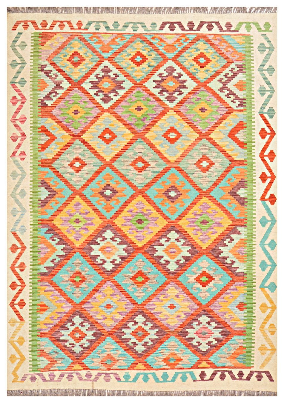 Kelim Tappeti: Oriente Kelim Teppich 170x240 Cm – Nuovo e nell'imballaggio originale da Lahore venduto da Fairways79 5
