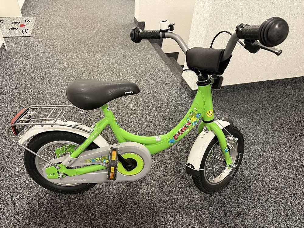 Puky Kinderfahrrad / grn, 12 Zoll / guter Zustand (Gebraucht) in Widen fr  CHF 65  nur Abholung auf Ricardo kaufen