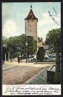 Schaffhausen, Strassenpartie am Oberthor