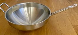 Rundboden 9Liter Wokpfanne für Induktions Wok