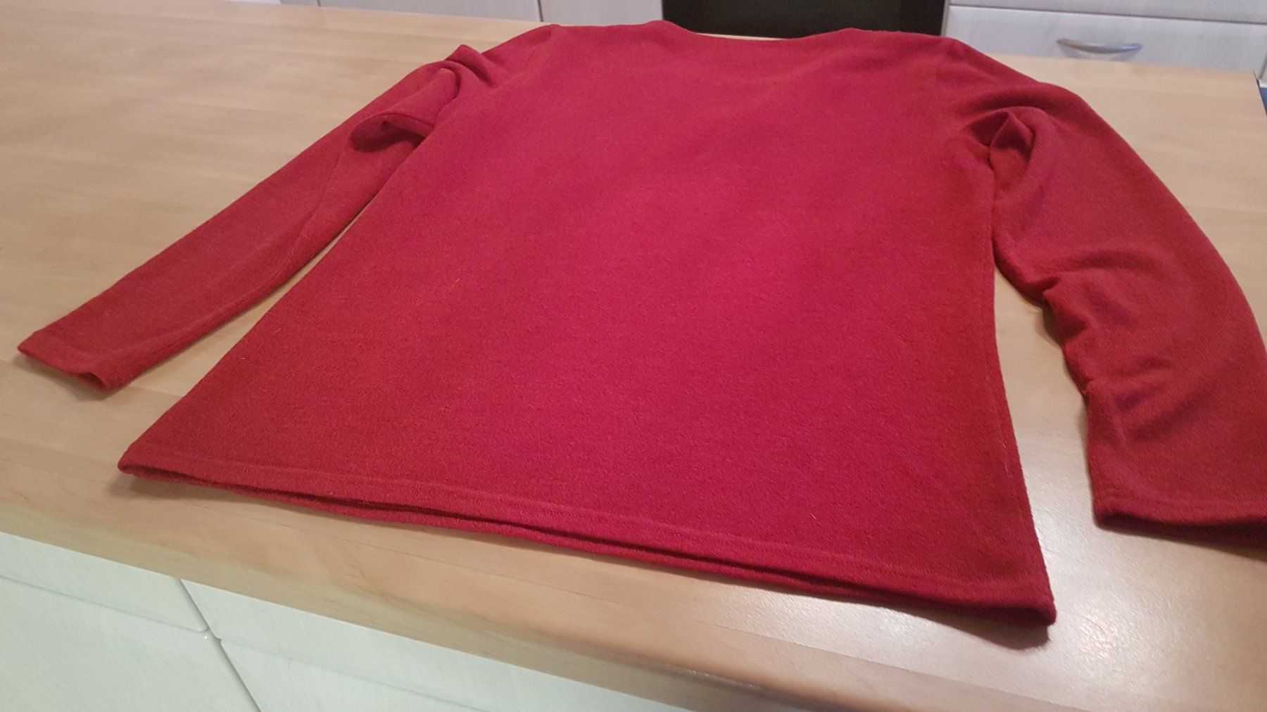 Pullover & Sweatshirts: Pull rouge foncé grandeur L – Gebraucht aus Villiers von san_jn5w 4