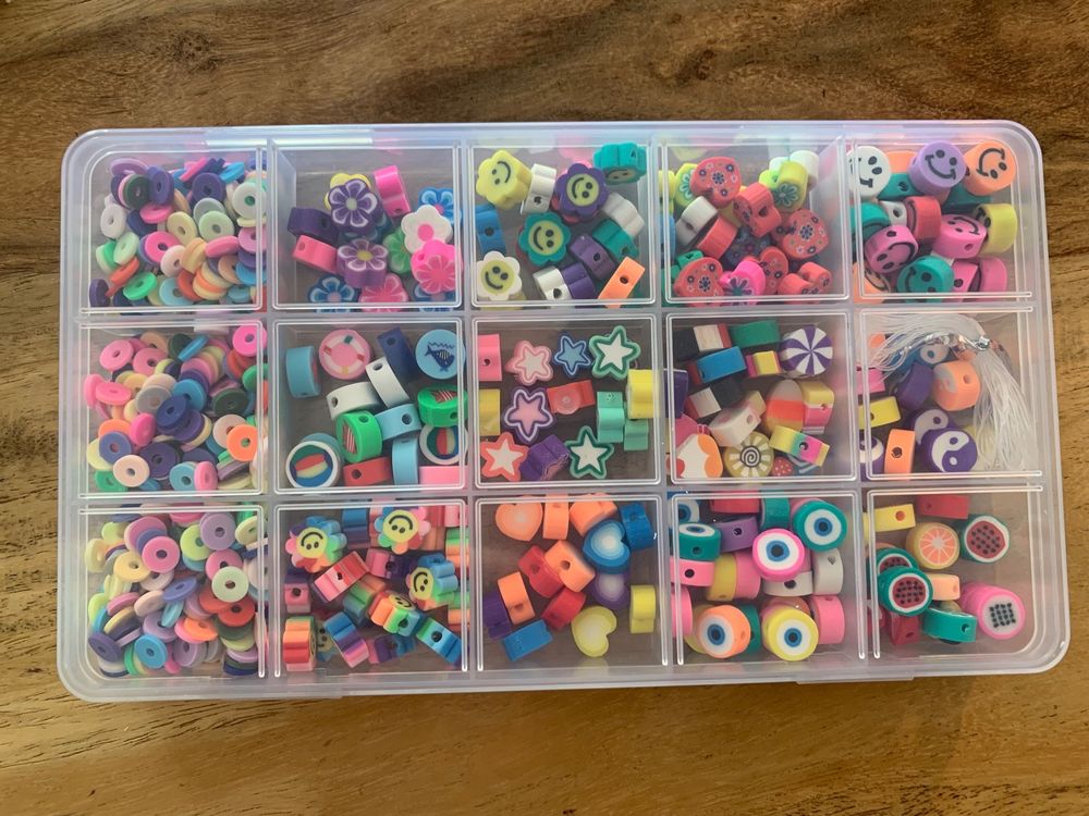 Fimo Bastelperlen Set + Organizer Box (Neu und originalverpackt) in ...