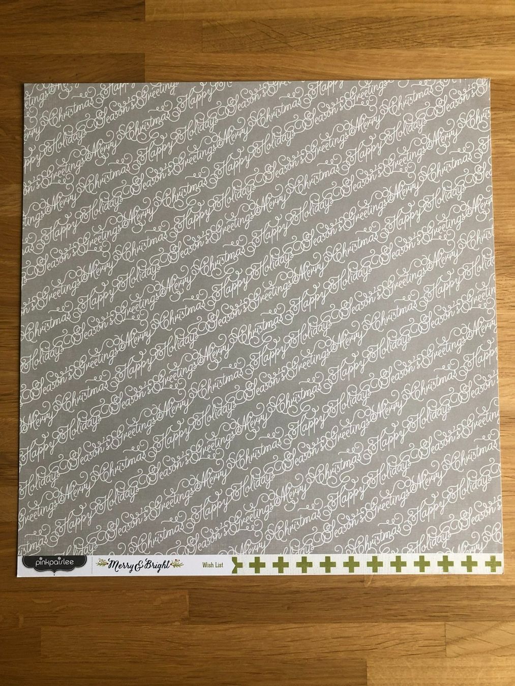 Carta: DP "Merry & Bright" - Pink Paislee - P25 – Usato da Neukirch (Egnach) venduto da muolen