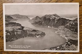 Blick vom Fronalpstock auf Brunnen, Feldpost 4.IX.1939