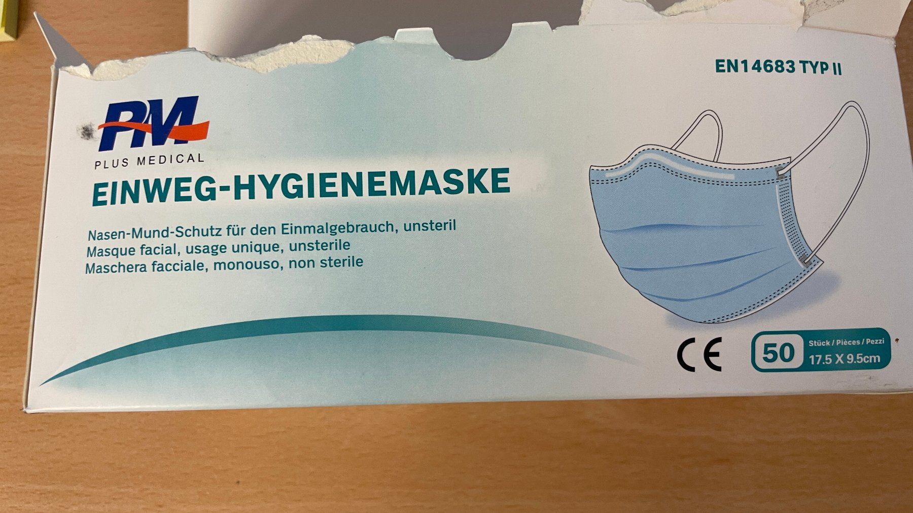 Medizinische Pflegemittel: Einweg Hygienemasken 19 Stück – Neu (gemäss Beschreibung) aus Glattfelden von cybermaxx 1