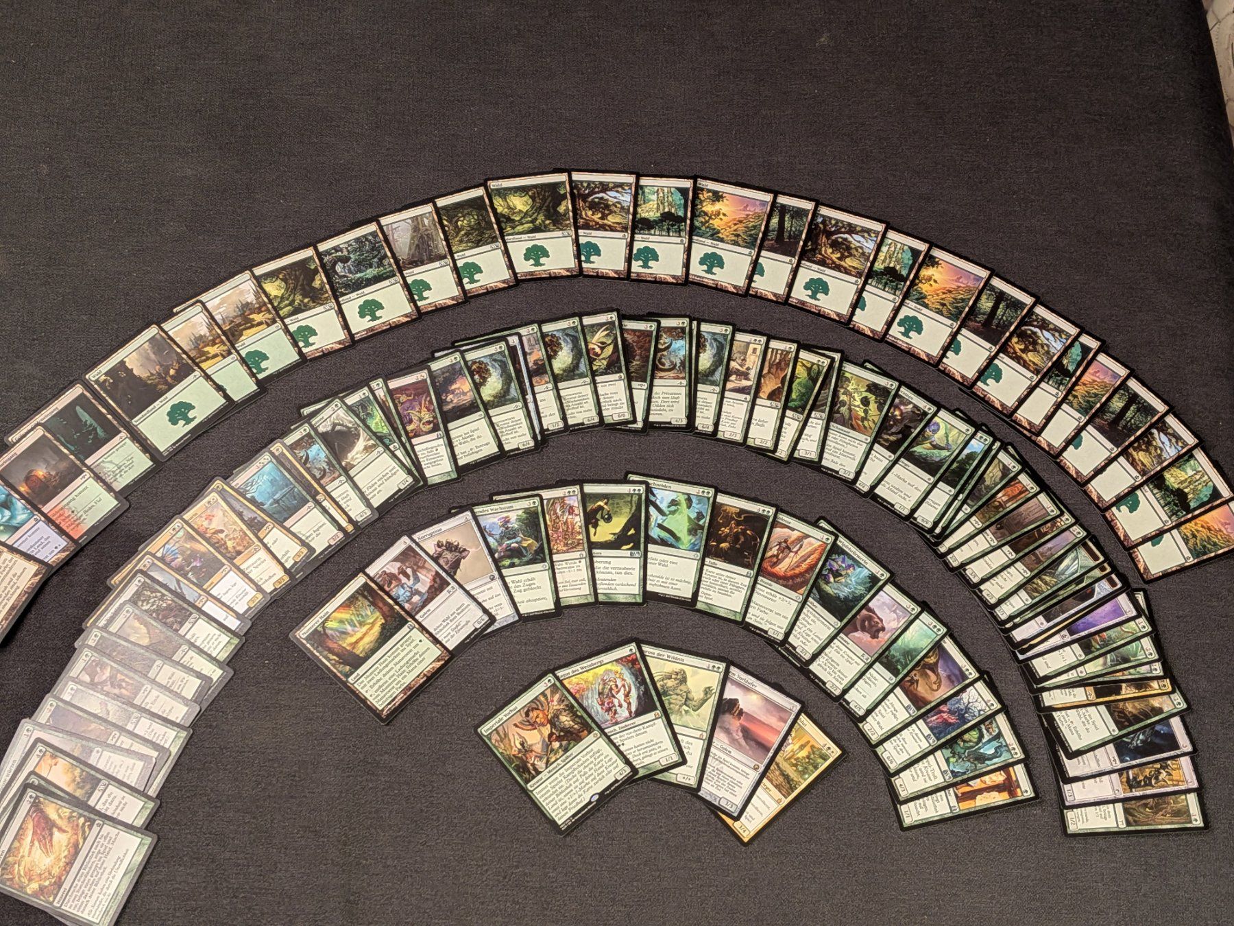 Magic The Gathering Carte collezionabili: Magic the Gathering: Monogrün Deck-Set (ca. 100 Karten) – Usato da Winterthur venduto da lioline40