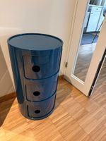 Kartell Componibili Container blau 3 Fächer - wie neu