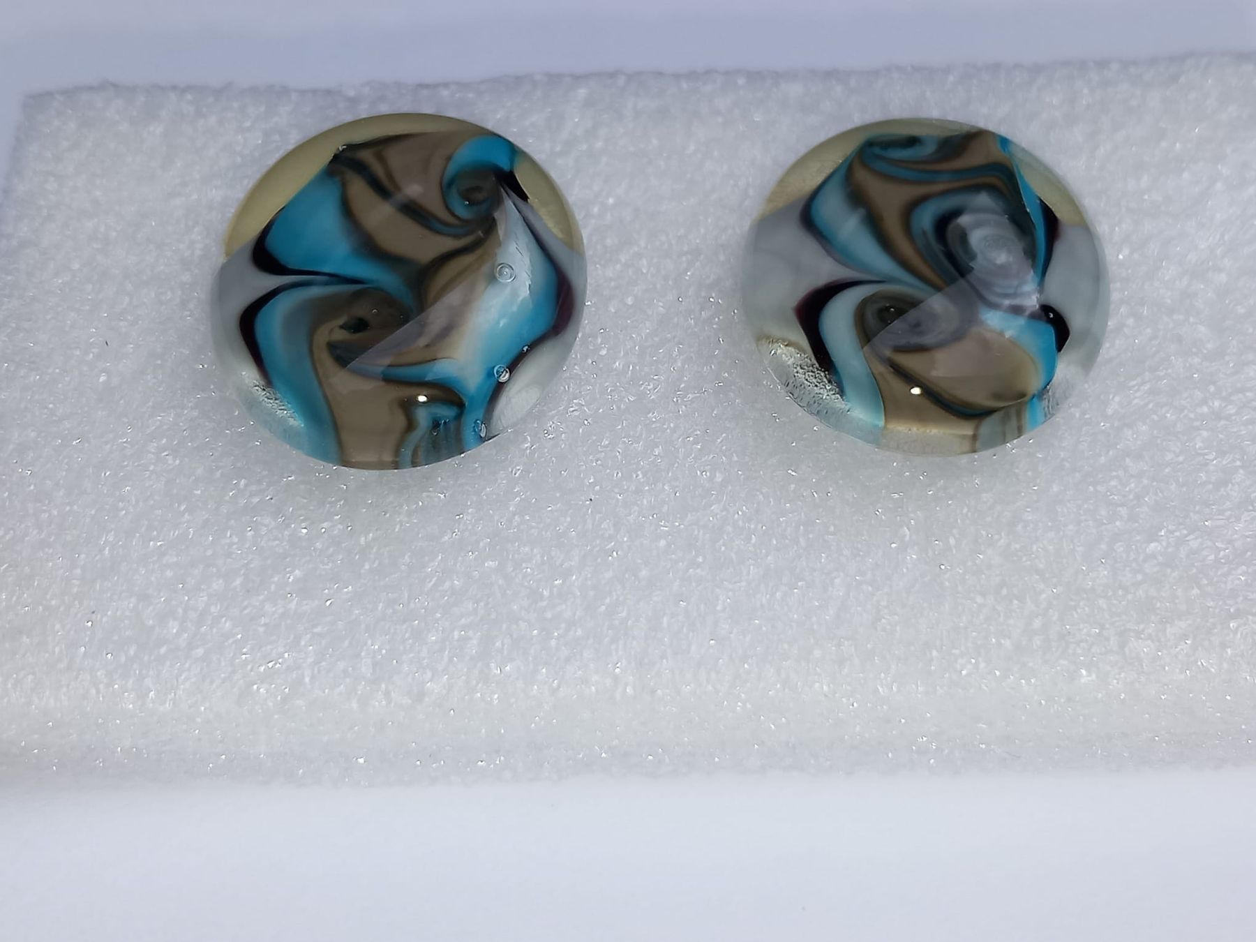 Murano Ohrringe & -stecker: Schöne Murano Glas Ohrringe mit Silber 925 – Gebraucht aus Winterthur von Jopf1 9