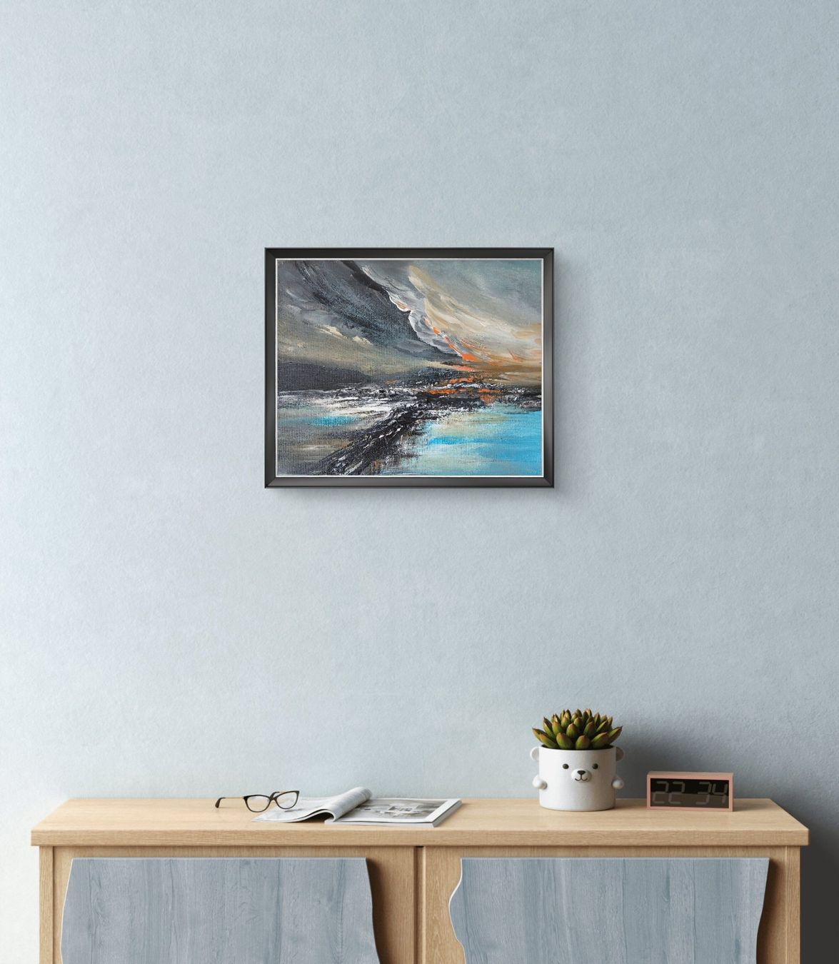 Dipinti: Landschaft mit Texturen 30x20cm – Nuovo e nell'imballaggio originale da Beinwil am See venduto da Superchance 5