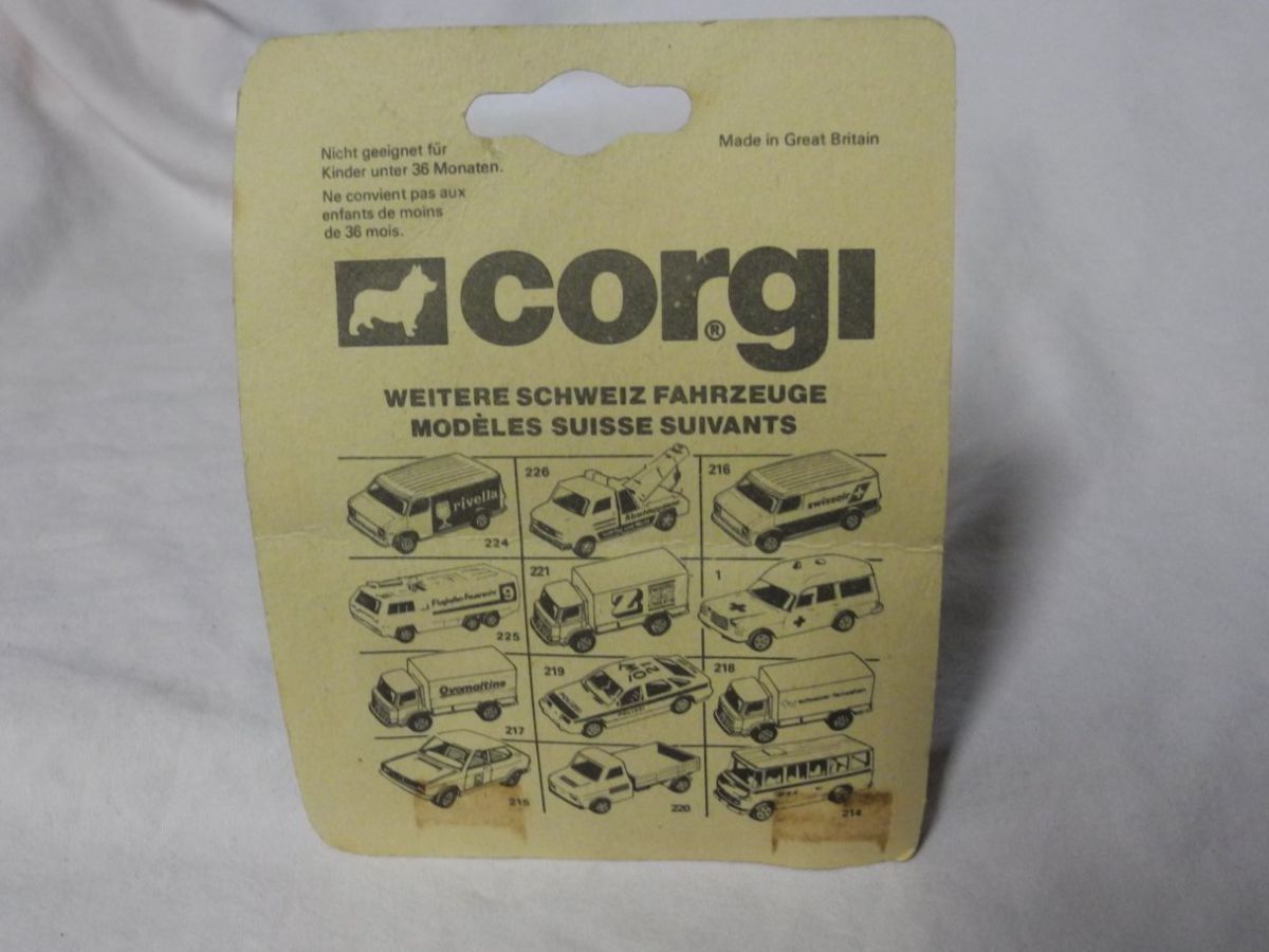 Corgi Toys Modellini d'auto: CORGI JUNIORS  NR. 227  BINZ AMBULANCE  MIB – Nuovo e nell'imballaggio originale da Gurtnellen venduto da Murmeli99 1