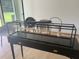 Moderne Lampe mit 5 Leuchtmitteln, neuwertig! 110cm lang