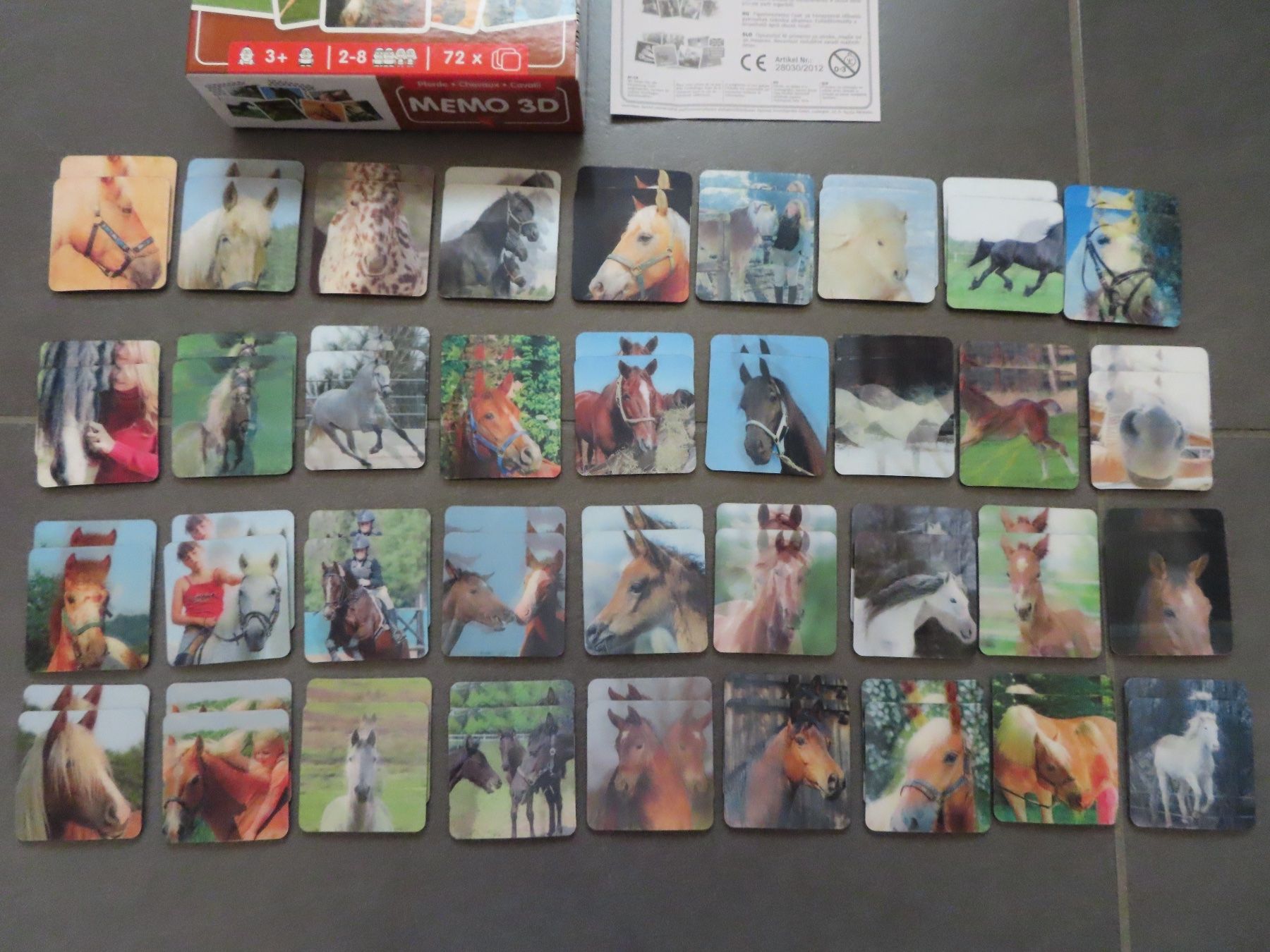 Giochi: 3D Memory Pferde +++wie neu+++ – Nuovo (secondo la descrizione) da Wallenried venduto da Asyano 3