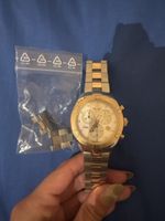 Montre chronographe Tissot PR100 bicolore acier et or