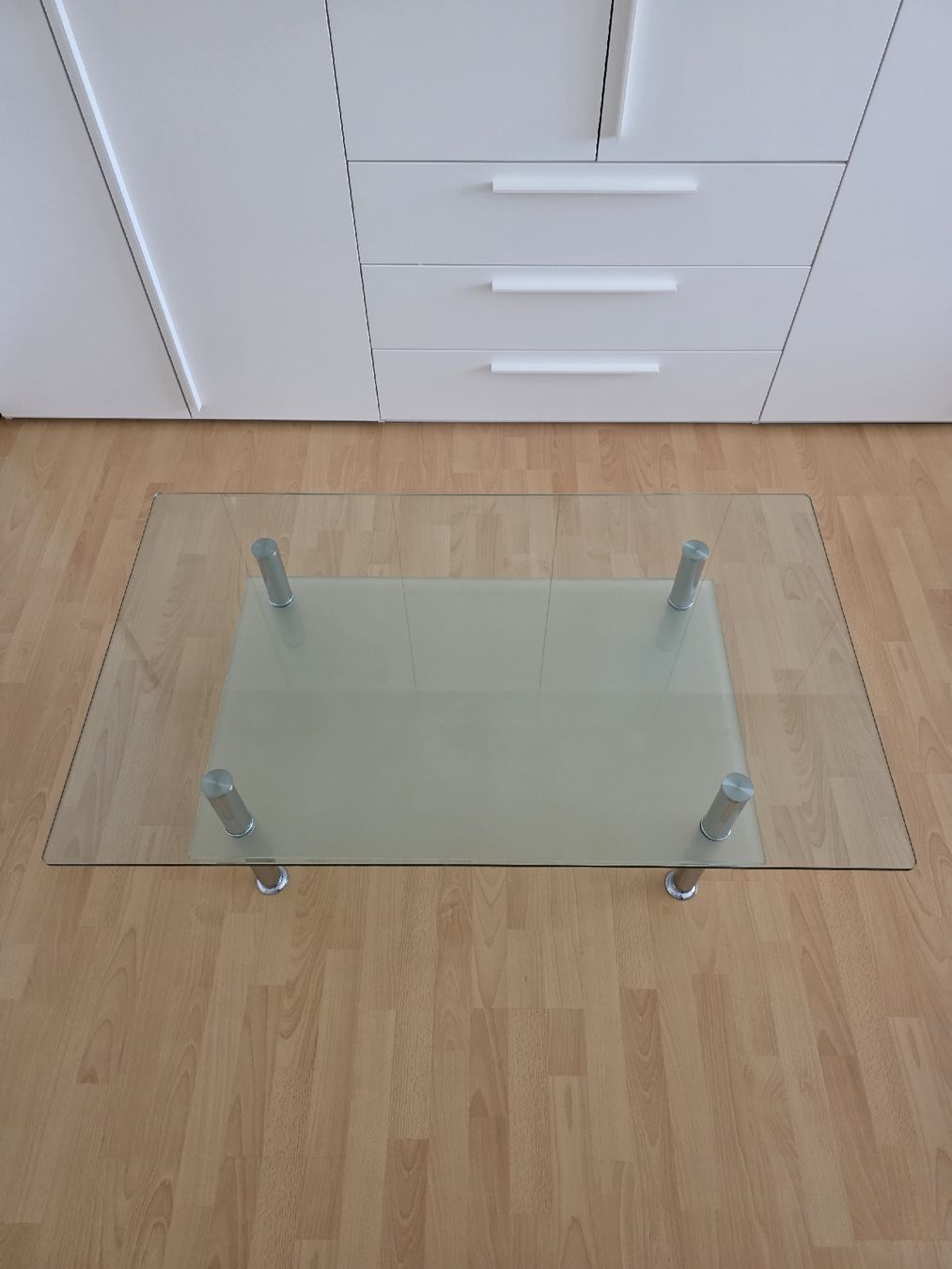 Tavoli: Moderner Glas-Couchtisch 120x70 cm – Usato da Altstätten SG venduto da gen_55xm 1