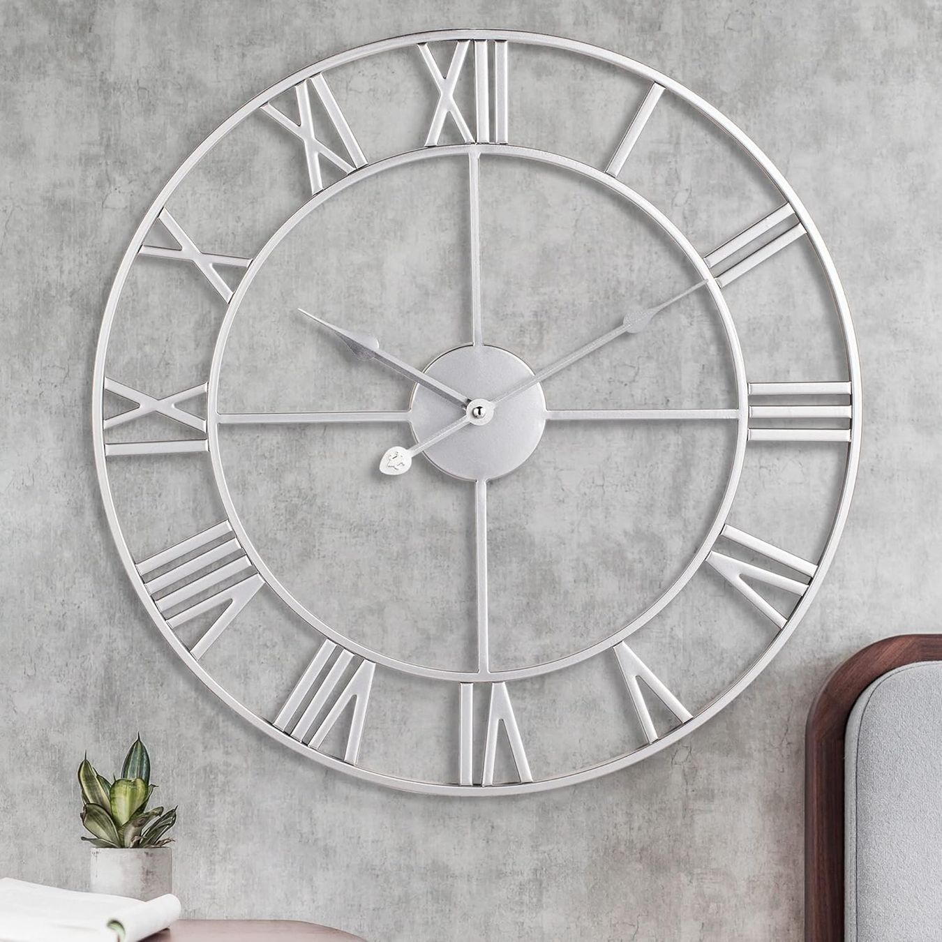 Orologi da terra & Orologi da parete: Wanduhr mit Römischen Ziffern, 60cm – Nuovo e nell'imballaggio originale da Nuglar venduto da SaleRitter 5