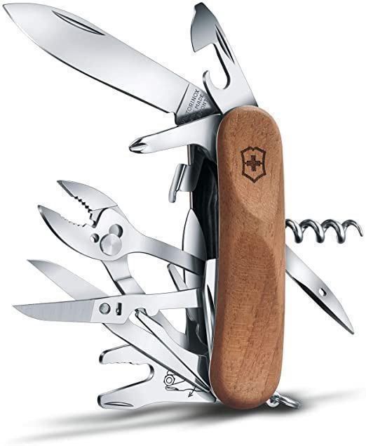 Victorinox Coltelli tascabile: Victorinox EvoWood S557 – Nuovo e nell'imballaggio originale da Mollis venduto da 666Nighthawk666