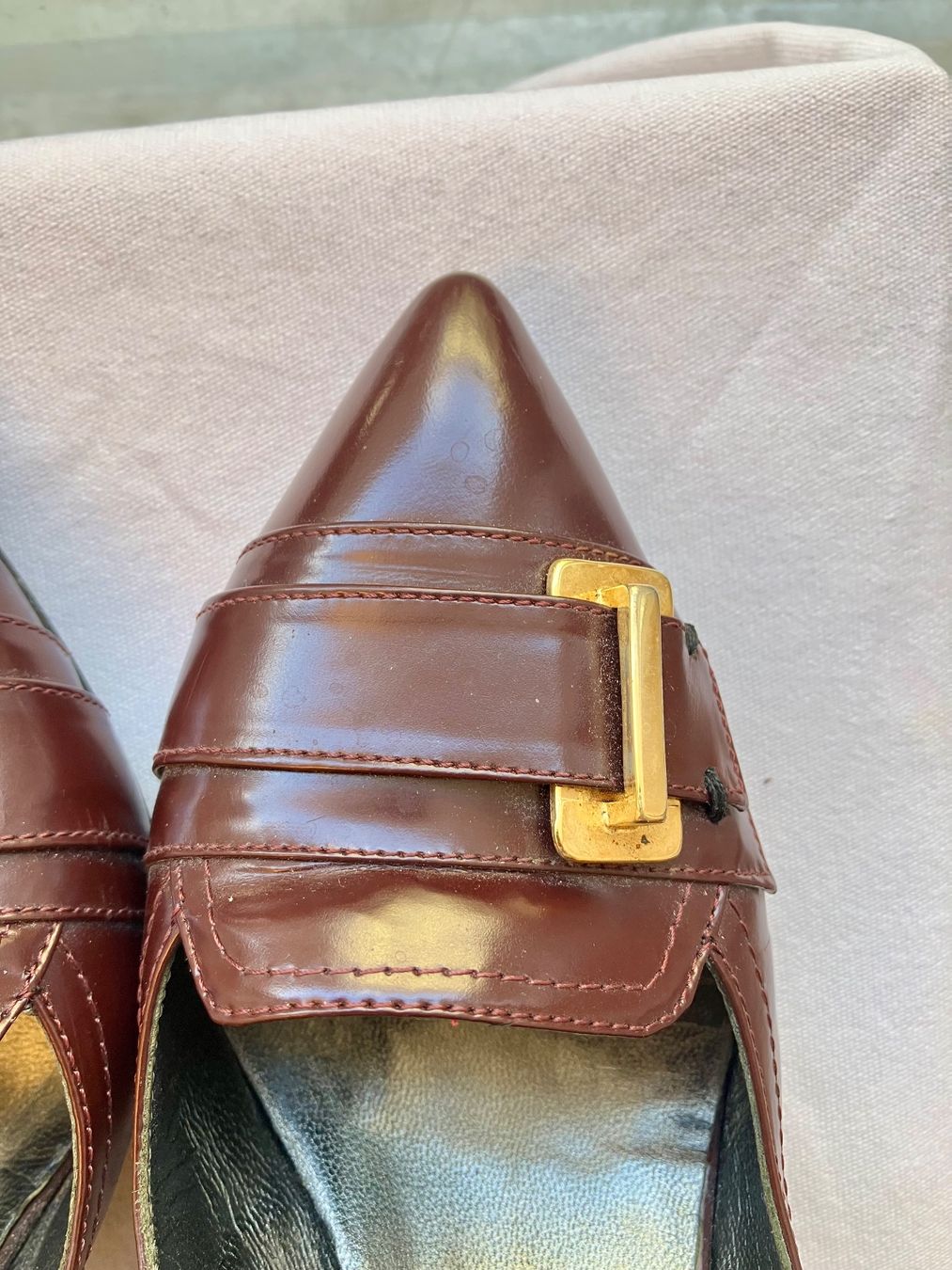 Navyboot Scarpe da donna: NAVYBOOT Leder Pumps, Burgund, Grösse 37 – Usato da Zürich venduto da mou_j96c 5