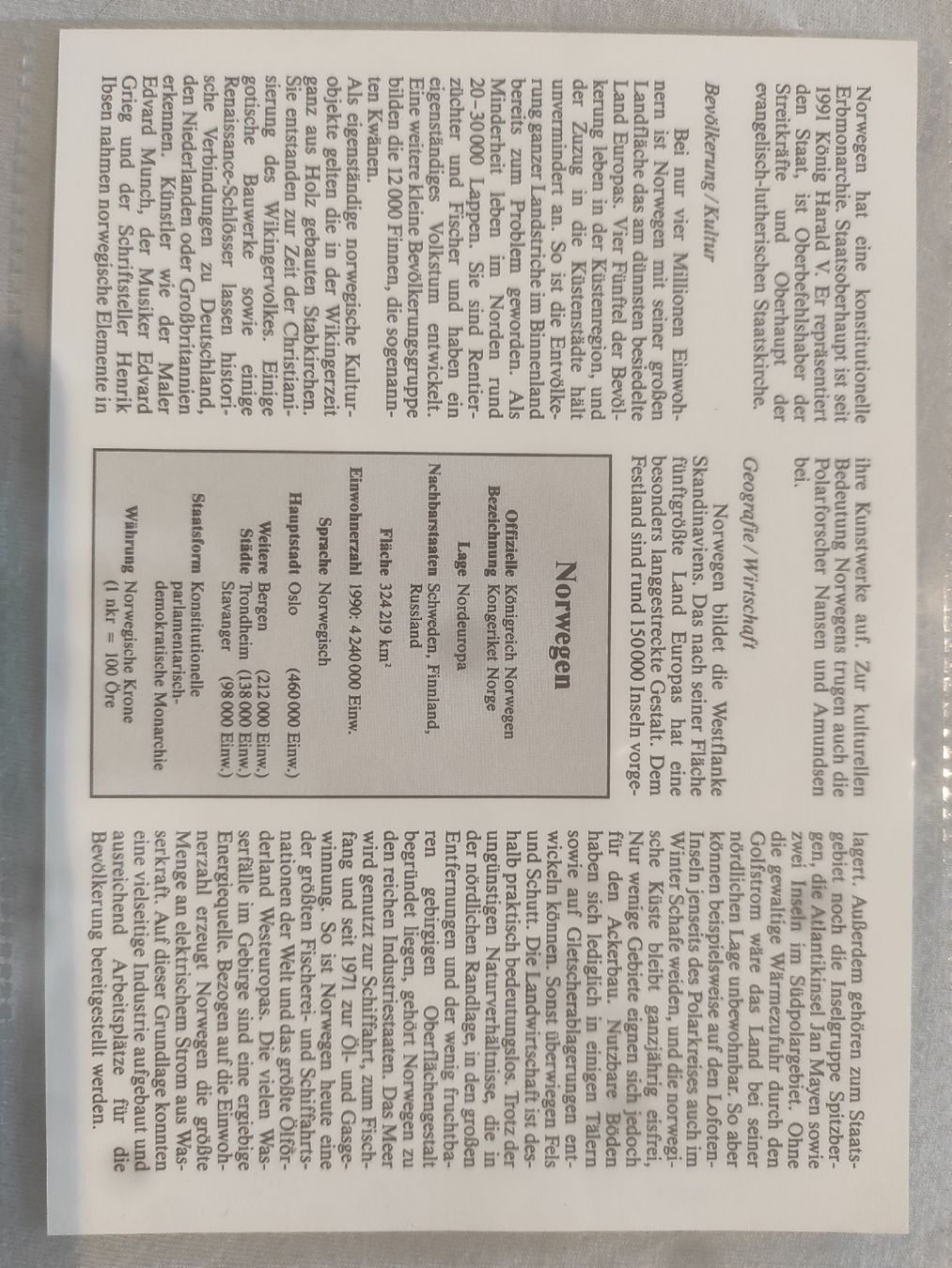 Tutti le monete: Münzbrief Norwegen 1987 – Usato da Zürich venduto da Hamaster 5