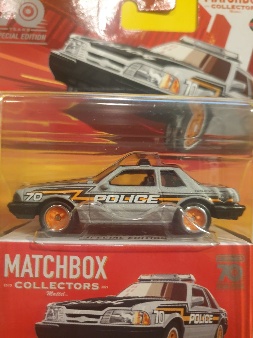 Matchbox Modellini d'auto: Matchbox 1993 FORD MUSTANG LX SSP – Nuovo e nell'imballaggio originale da Oftringen venduto da Rotor 1