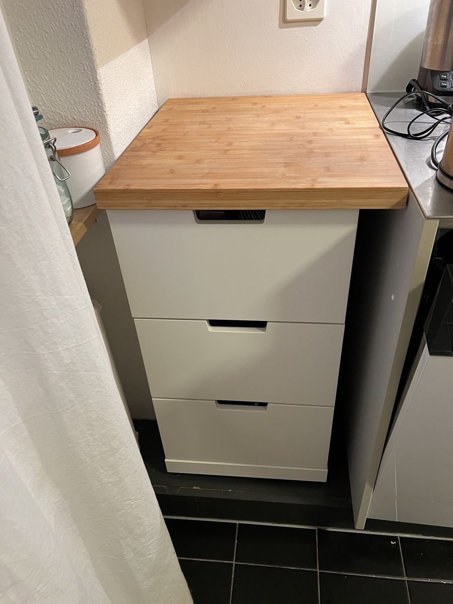 Ikea Komplettküchen: Ikea Küchenschubladen Möbel mit Holzplatte, NP 140.- – Gebraucht aus Zürich von ViolettRosenRot 1