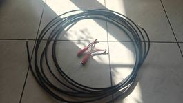 1x OCOS Lautsprecherkabel 8m inkl. 2x SUHNER Adapter