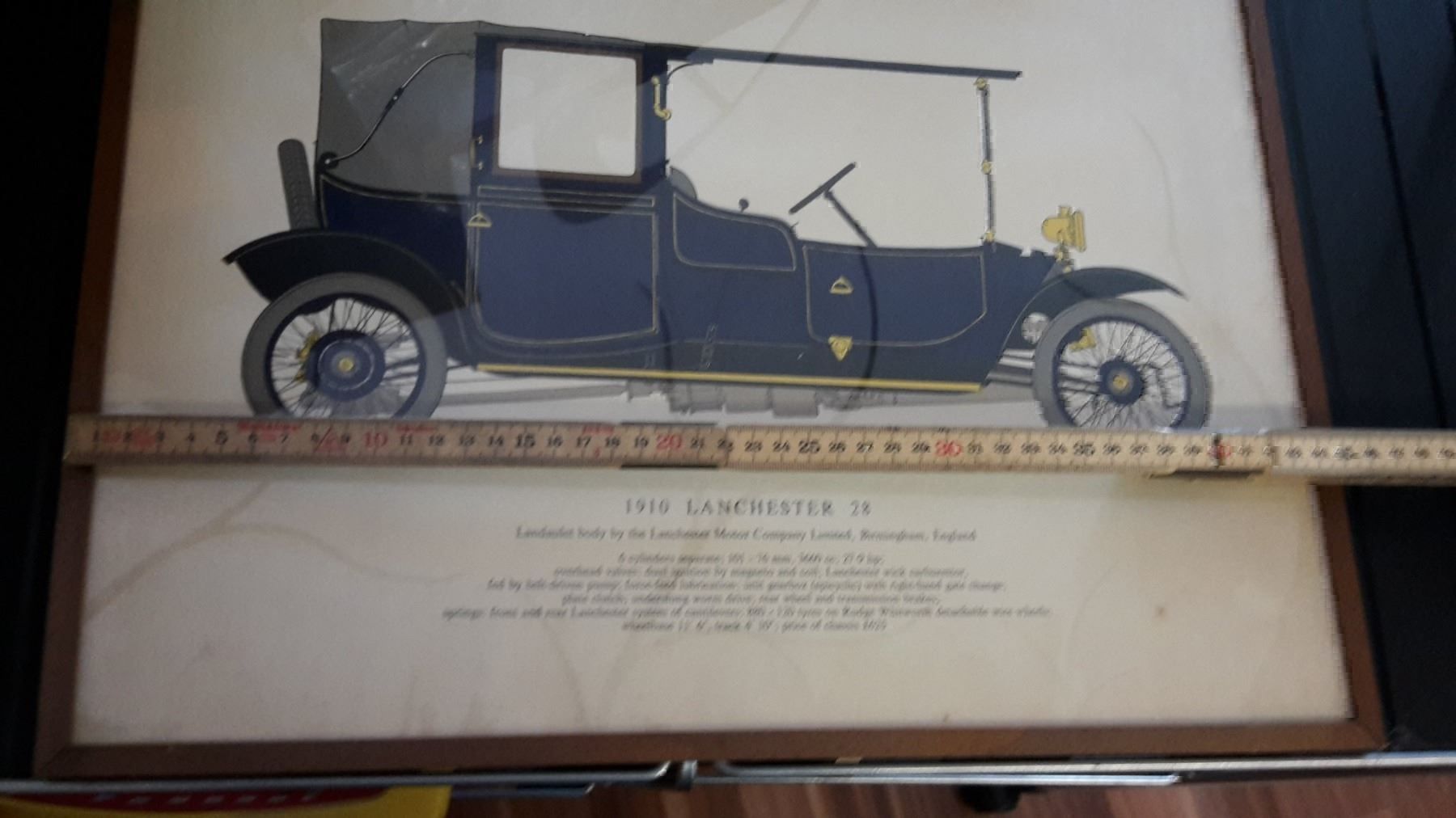 Foto & Immagini: Bild Oldtimer Lanchester 1910 L13 – Usato da Spiegel b. Bern venduto da Flamingo07 1