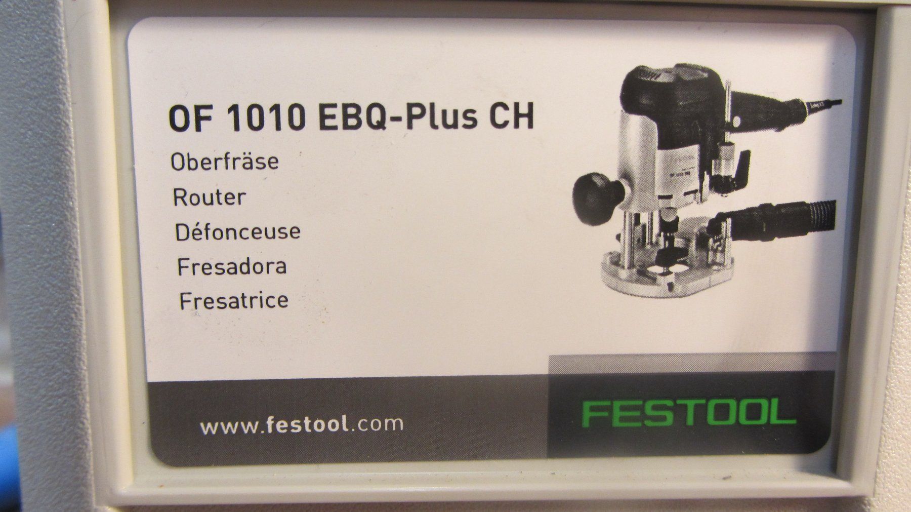Festool Toutes les machines: Festool OF 1010 EBQ - PLUS CH – D'occasion à Hombrechtikon par tacho92 9