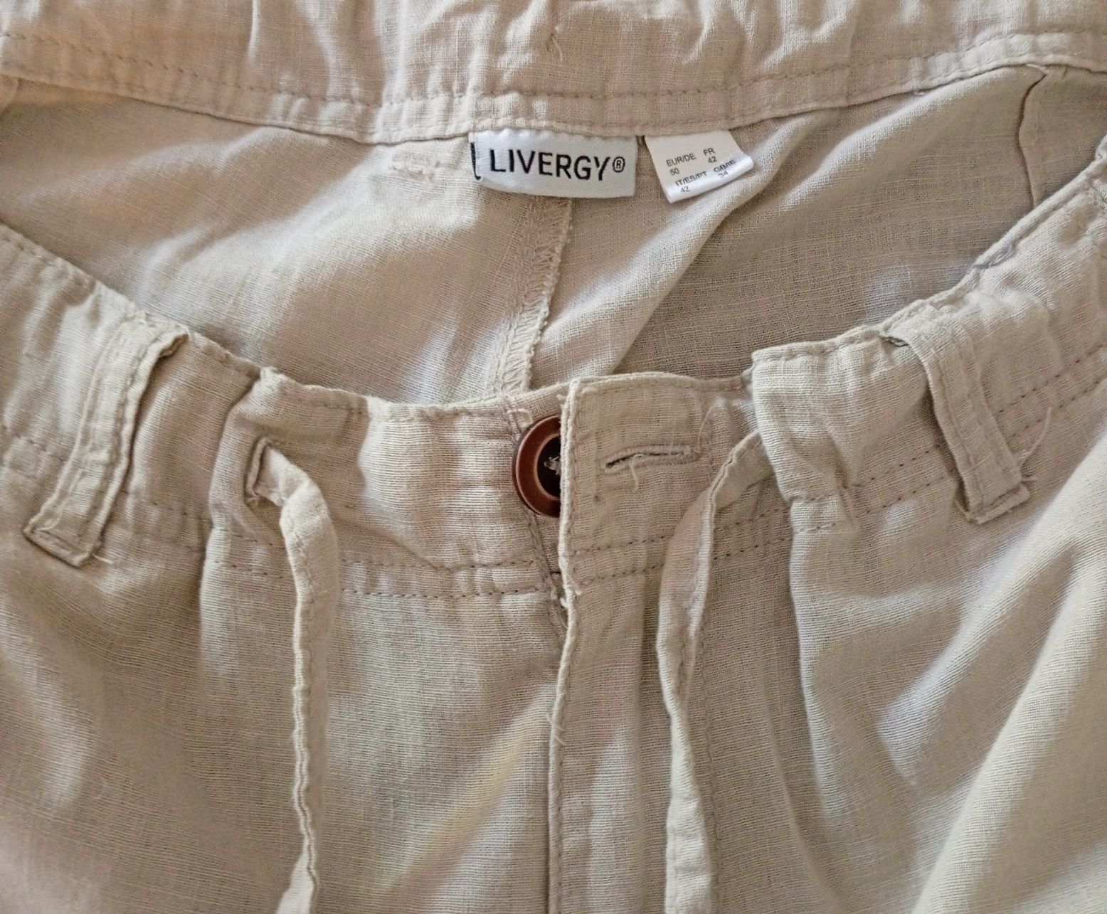 Pantaloni: Leinenhose mit Kordelzug – Nuovo e nell'imballaggio originale da Kreuzlingen venduto da credo70 3