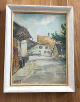 Orig. Gemälde Elisabeth Voigt, Dorfstr. Rüschlikon
