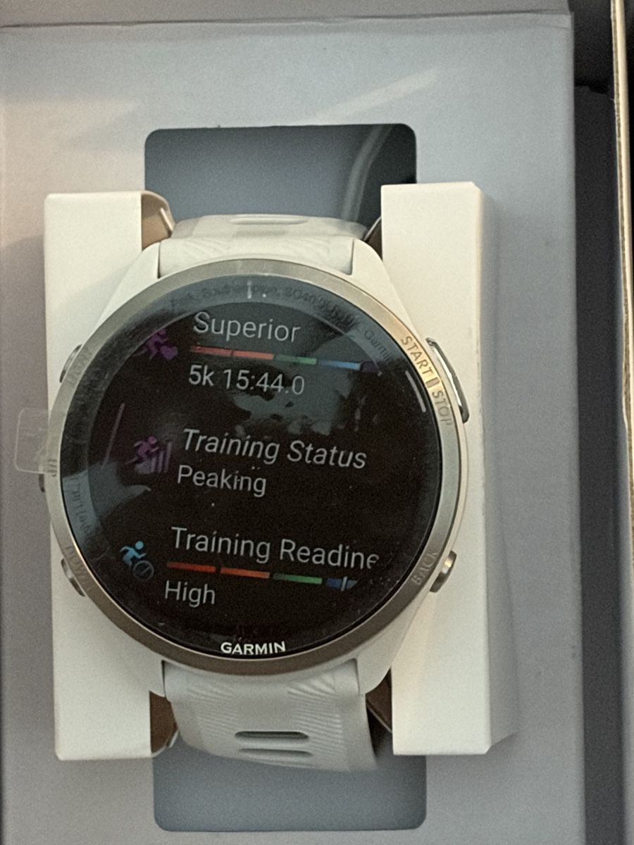 Garmin Smartwatch: Garmin Forerunner 965 Smartwatch weiss – D'occasion à Lenzburg par flyfun 5