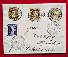 GANZSACHE TELLKNABE 123 124 132 FELDPOST 1. WELTKRIEG 1916