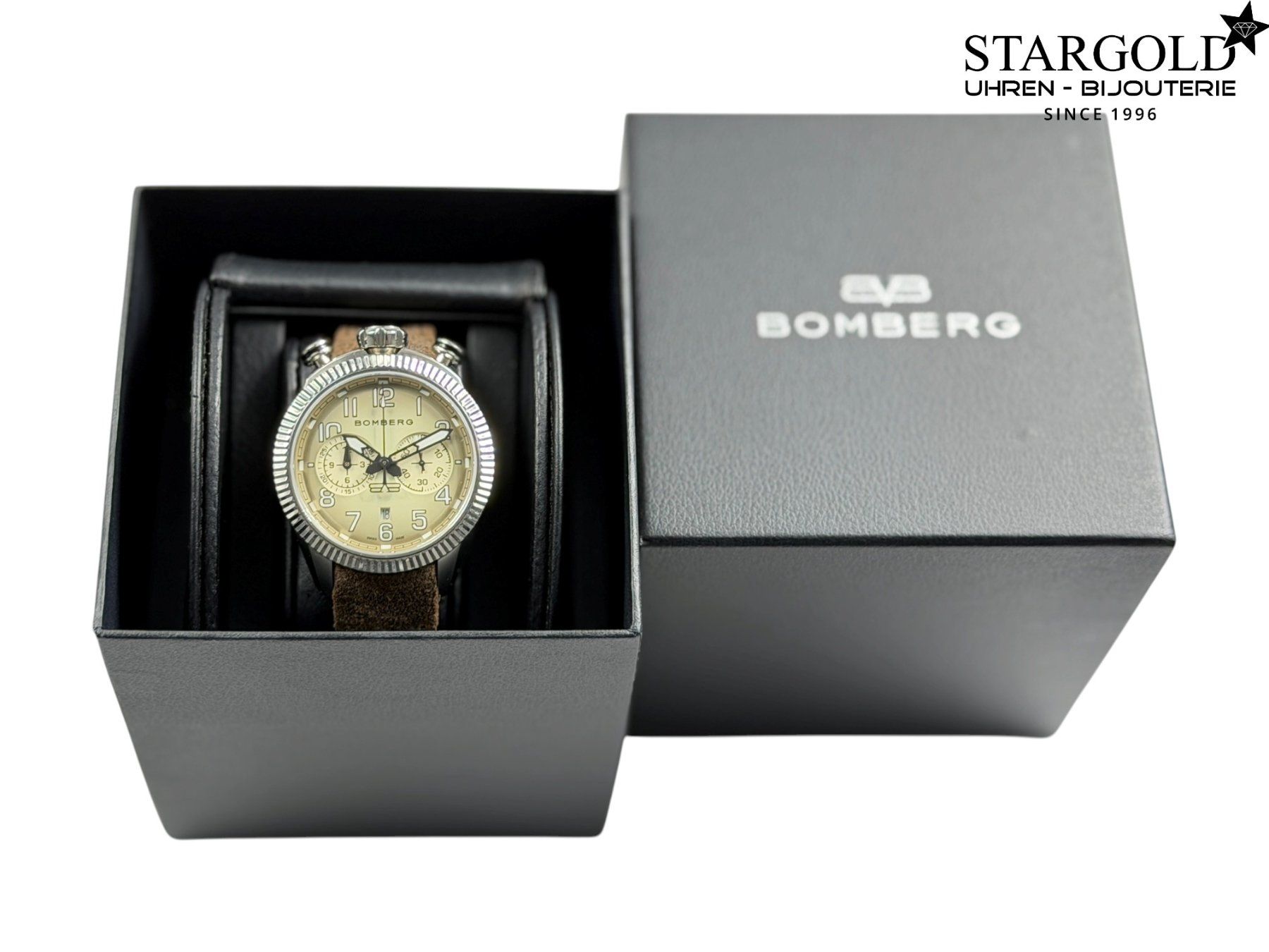 Bomberg Orologi: Bomberg BB-68 Chronograph Quarz - NS44CHSS.201.9 – Usato da Zürich venduto da Stargold-Uhren 1