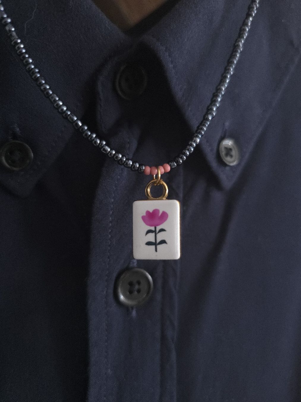 Catenine: Flower Charm Choker  – Nuovo e nell'imballaggio originale da Interlaken venduto da NataliiaS 3