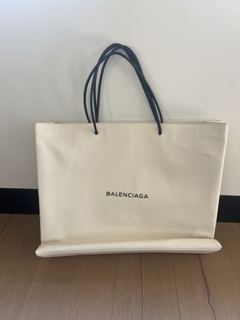 Balenciaga Tote Bag White