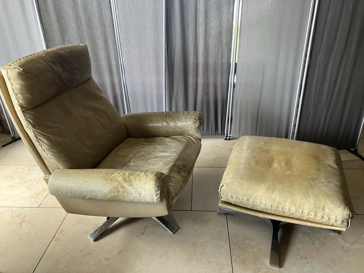 De Sede Sgabelli: DE SEDE Hocker DS35 Vintage, Leder – Usato da Walchwil venduto da ale_h2c5