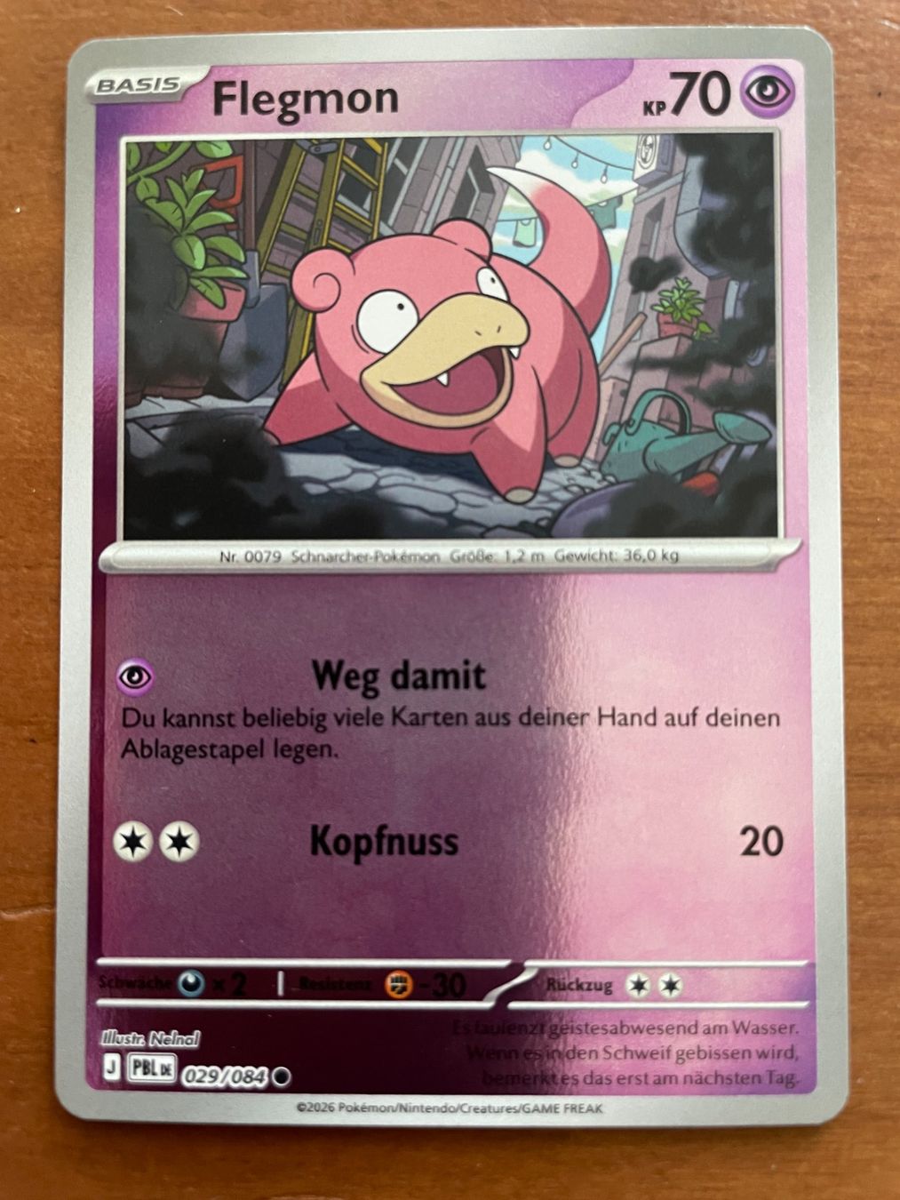 Pokémon Carte collezionabili: Pokemon Flegmon Reverse (Versand gratis) – Nuovo (secondo la descrizione) da Chur venduto da Angerson
